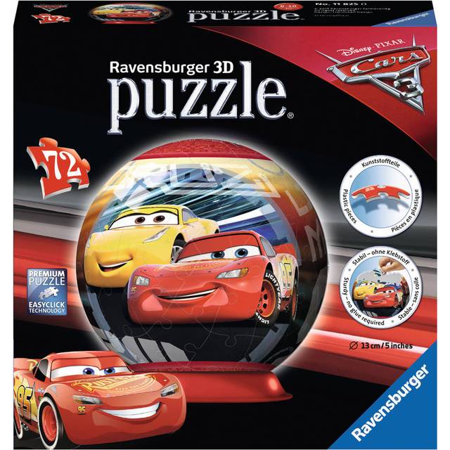 Ravensburger 11825 Disney Pixar Cars 3 3D Jigsaw Puzzle - 72 Pieces