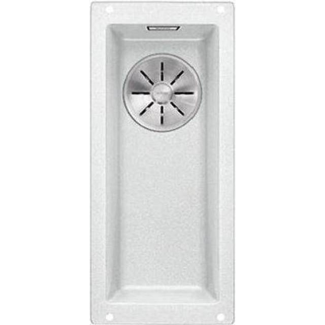 BLANCO SUBLINE 160-U â Slim Granite Kitchen Sink for 30 cm Wide Base Units â Undermount â Made of SILGRANIT â White â 523400