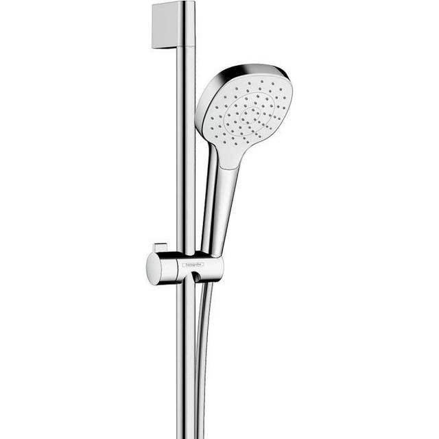 Hansgrohe Croma Select E White/Chrome Shower Set 110 1Jet with Shower