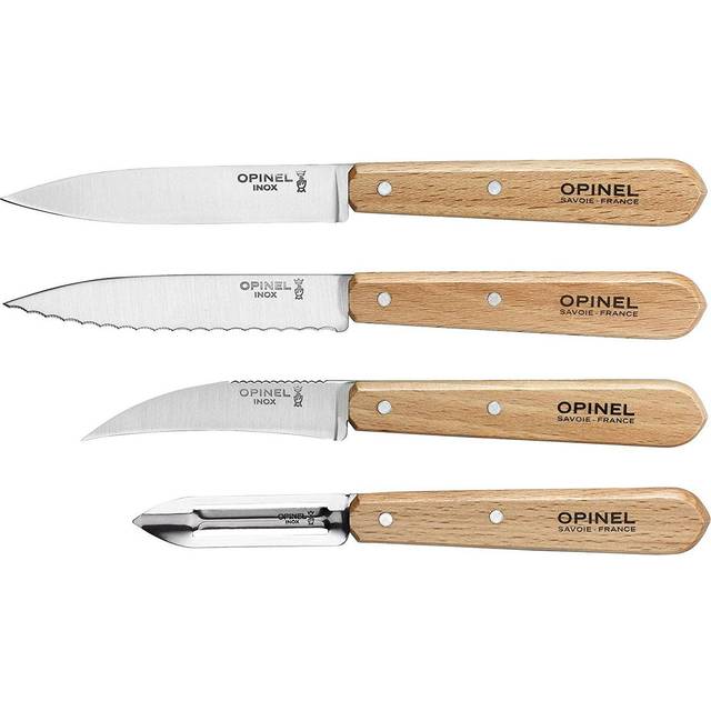 Opinel Essentials Natural Box Set of Kitchen Knives