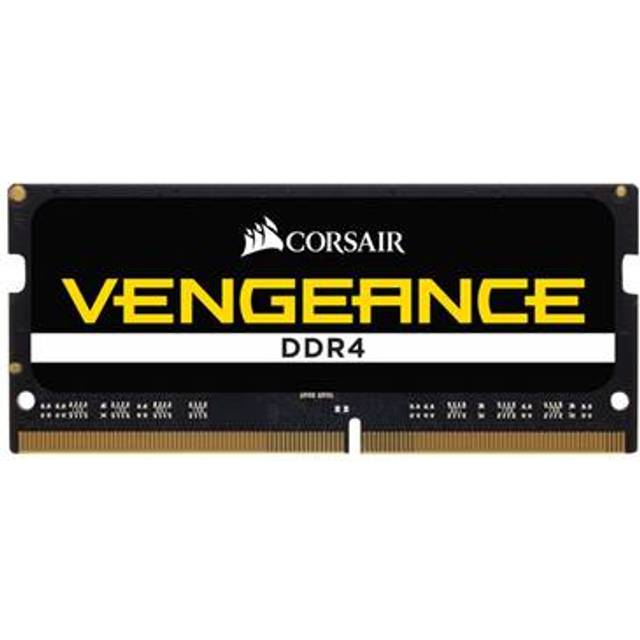 Corsair Vengeance SODIMM 16GB (1x16GB) DDR4 2666MHz C18 Performance Memory Kit for Intel notebooks and NUCs - Black