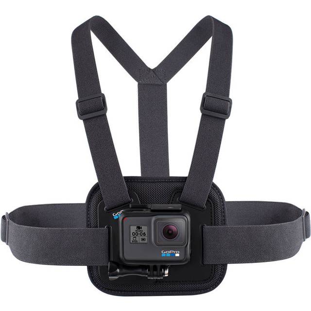 GoPro AGCHM-001 Bröstselar Aktionkamera Tillbehör, En Storlek, Svart