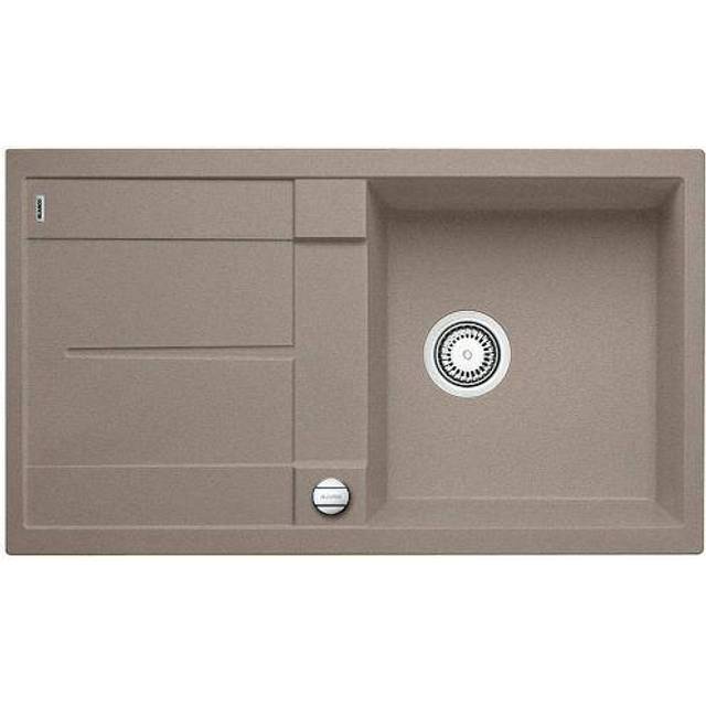 Metra Single Bowl Inset Kitchen Sink - Tartufo (860mm L X 500mm W)