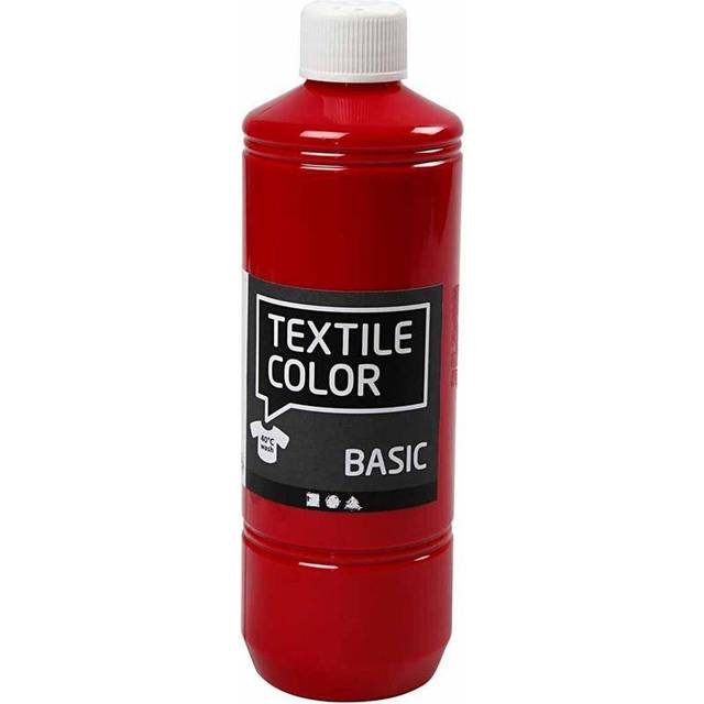 Textile Color Paint, Basic Primary Red 500ml