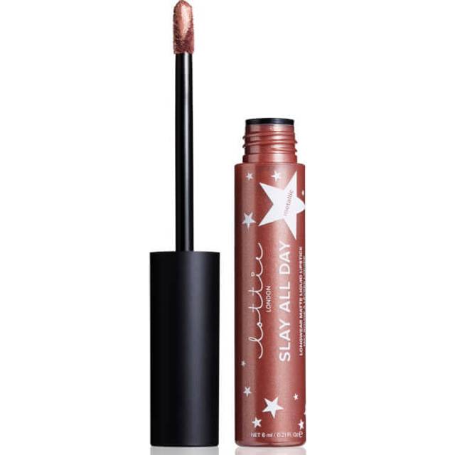 Lottie London Slay All Day Metallic Liquid Lipstick 6ml - Shook