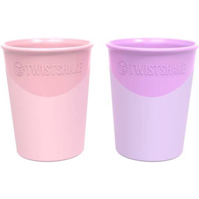 2X Baby Learning Cup, Feeding Cup, BPA Free, 170ml, Pastel Blue/Pastel Green