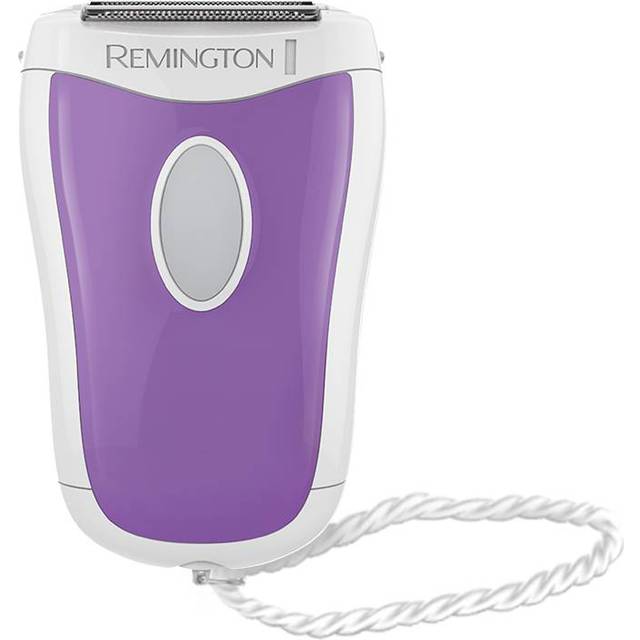 Remington ladyshaver, perfekt för resan, batteridriven, AAA-batterier medföljer, för våt eller torr användning, upphängningsögla, rengöringsborste, Smooth&Silky Compact WSF4810