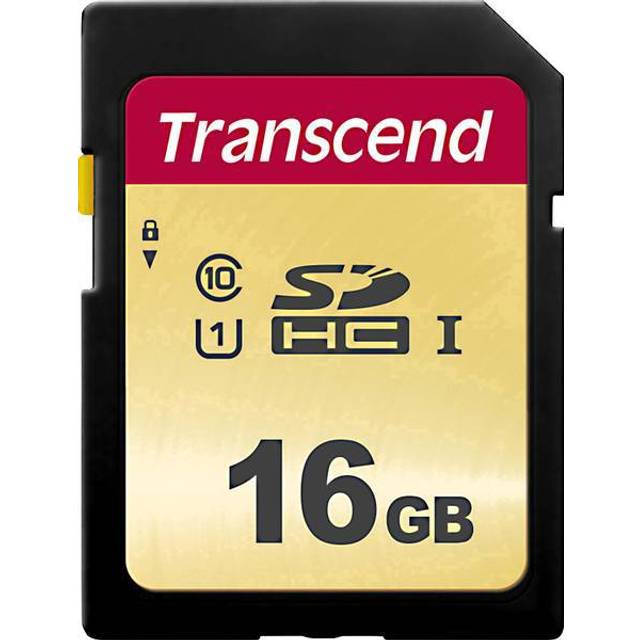 Transcend TS16GSDC500S 16GB | SDHC I, C10, U1 95/20 MB/s