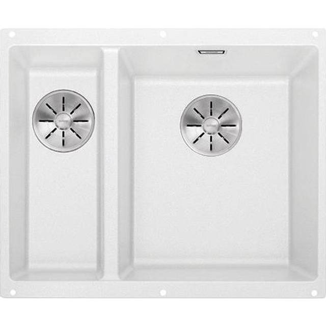 BLANCO Subline 340/160-U Undermounted 1.5 Bowl Composite Granite Kitchen Sink with Right Hand Bowl