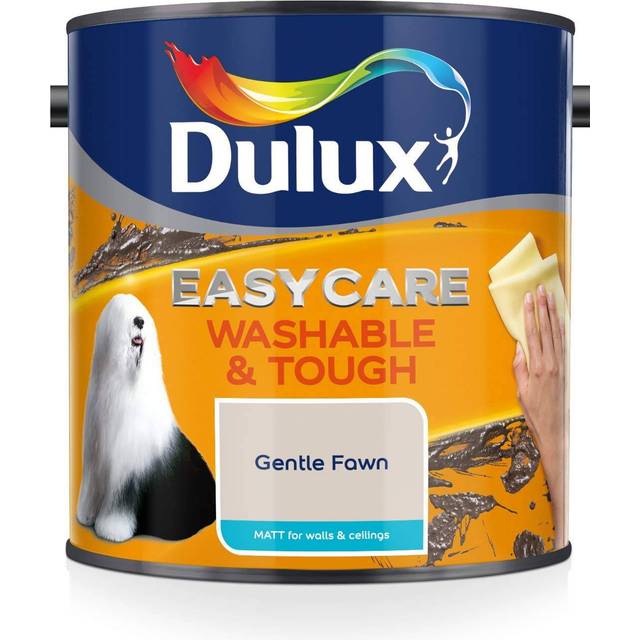 Dulux Easycare Washable & Tough Matt Emulsion Paint - Gentle Fawn - 2.5L