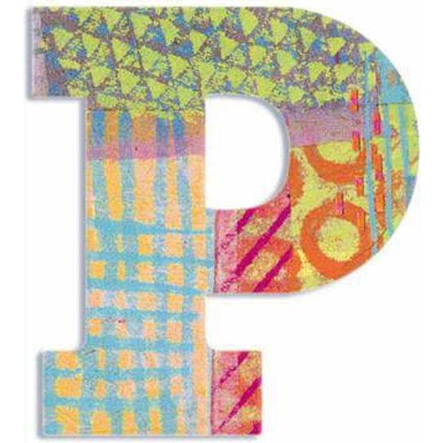 Djeco Wooden Door Letters - Peacock