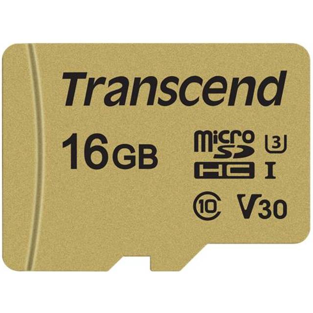 Transcend Ts16Gusd500S 16Gb Uhs-I U1 Microsd