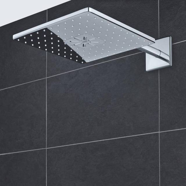 Grohe Rainshower 310 Smart Active Cube Head Shower Set 430mm 2 Spray Patterns - 26479000