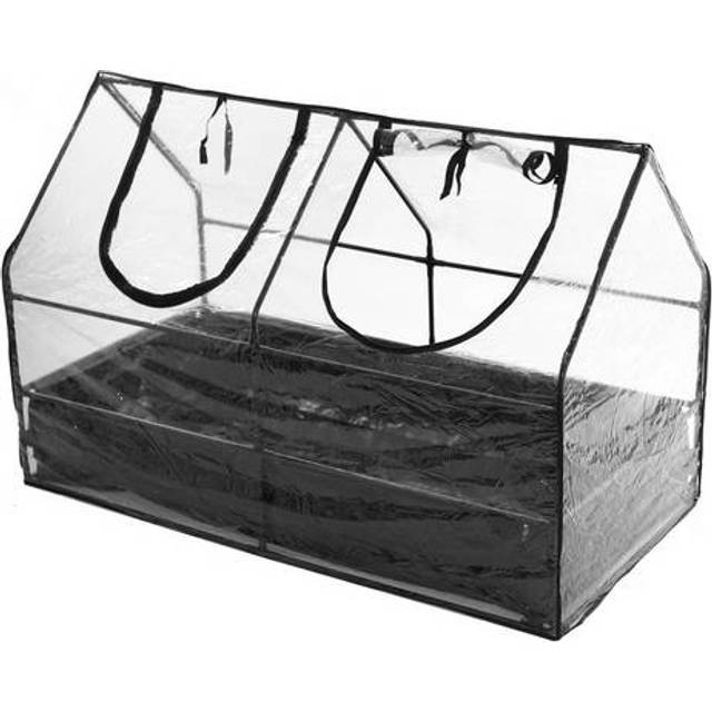 HORTUS drivhus med bund 130 x 85 x 65 cm