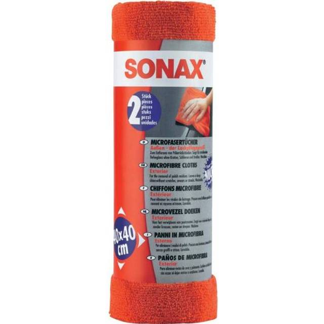 Sonax 416241 Microfibre Cloth 2pieces Ultra-Absorbent Ideal for Finish