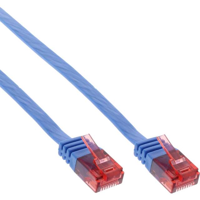 Patchkabel CAT6e U/UTP RJ45  15m schwarz flach  Retail