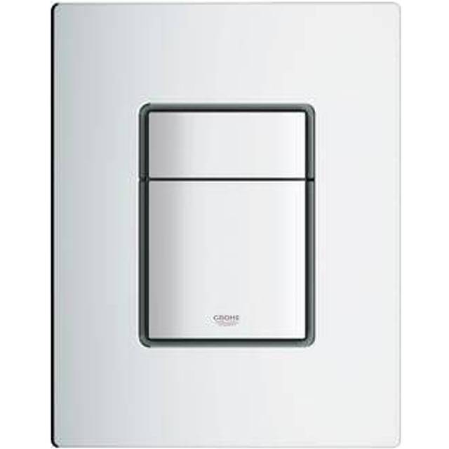 Skate Cosmopolitan Dual Flush Plate, Matt Chrome (38732P00) - Grohe