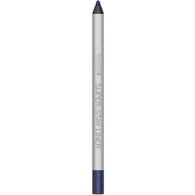 Wunder2 SUPER-STAY LINER Makeup Eyeliner Pencil  0.2 Gram  Glitter Navy Blue  1 Count
