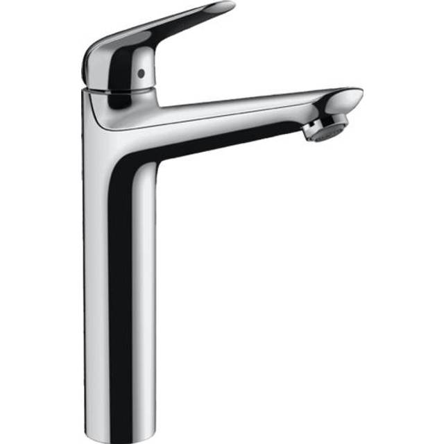 hansgrohe 71124000 Novus 230 Single Lever Basin Mixer Tap Without Drain Fitting Chrome, Auslaufh?he 230mm