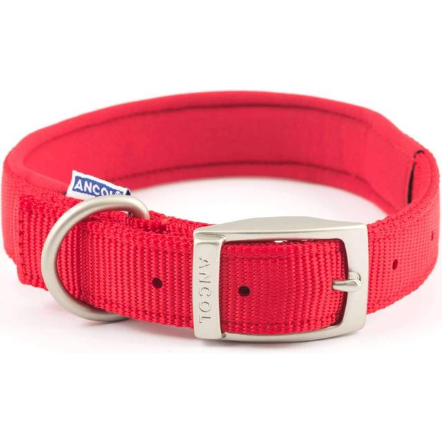 Ancol Viva Dog & Puppy Buckle Collars Nylon Pink 5 Sizes - Small/Medium