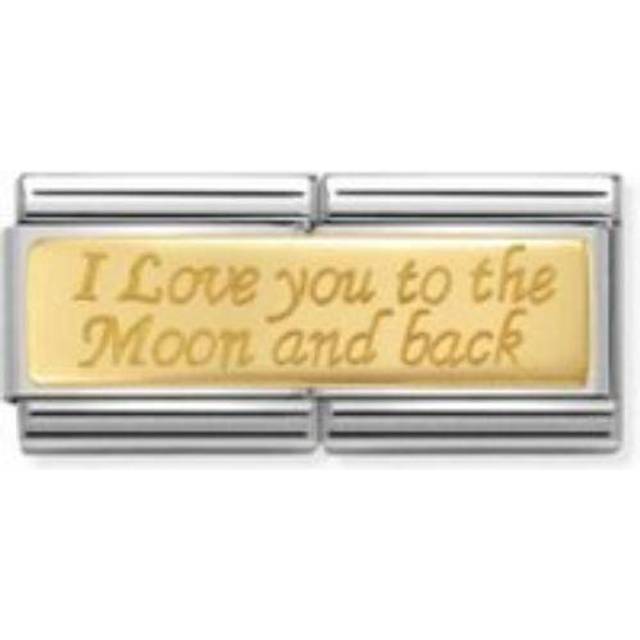 Nomination To the Moon and Back Double Charm - Gold