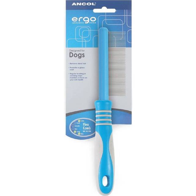 Ancol Ergo Dog Grooming Flea Comb