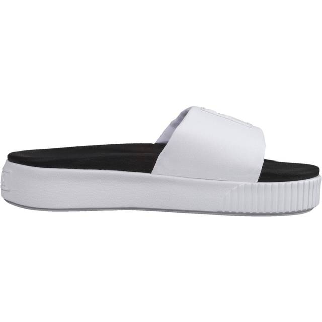 (WMNS) PUMA Platform Slide Bold SD 'White Black' 366121-01 - 7