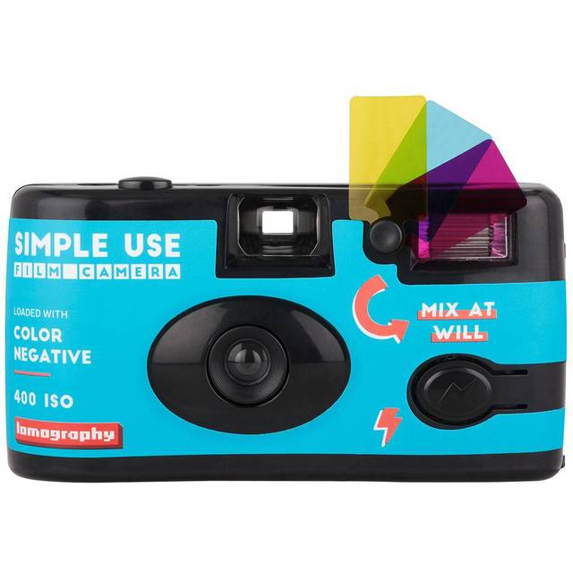 Lomography Simple Use Reloadable Film Camera LomoChrome Turquoise