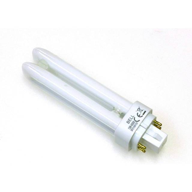 13W 4 Pin Energy Saving Fluorescent Light Bulb CFL 4000k BELL 04158