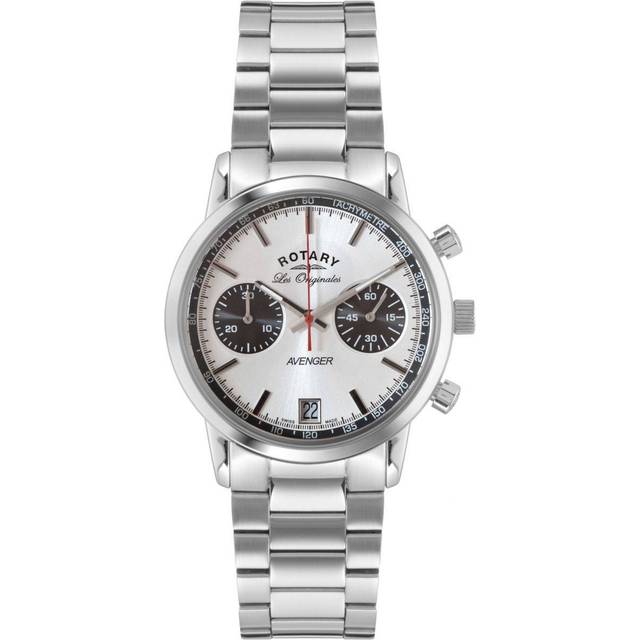 Rotary Watch Les Originales Avenger Sport Mens - Silver