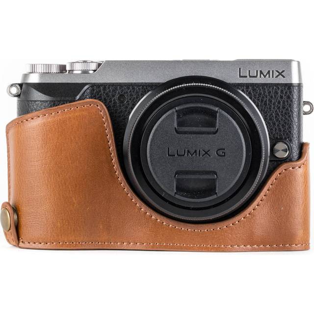 MegaGear Ever Ready Leather Camera Half Case compatible with Panasonic Lumix DMC-GX80