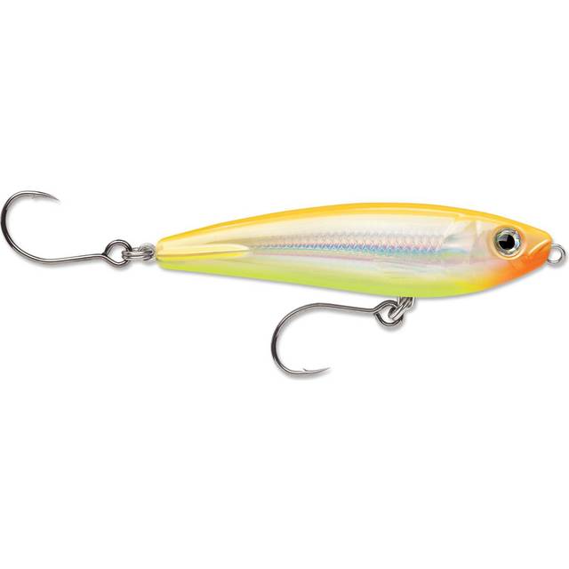 Rapala SXRSB07BNC: X-Rap Saltwater SubWalk 07 Bone Chartreuse saltvatten ben, ljusgrön, UK-storlek 5