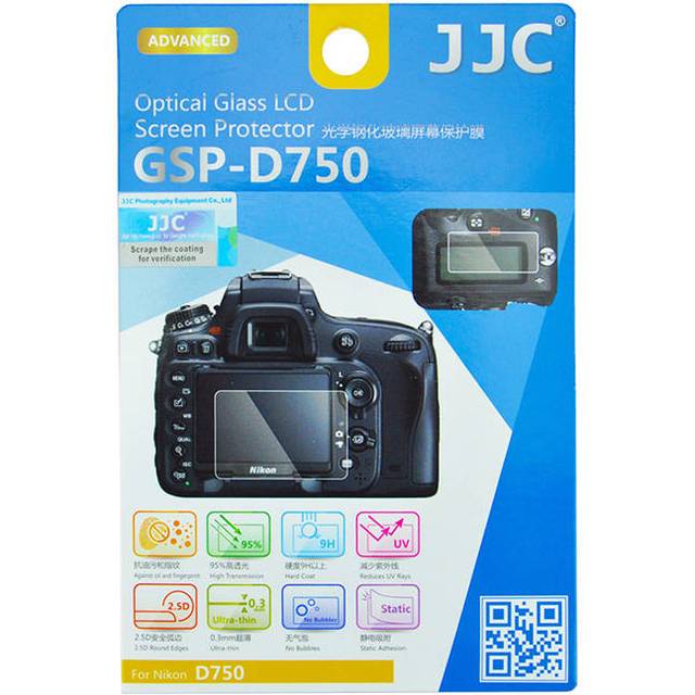 JJC LCD optiskt glasskärmskydd för Nikon D750