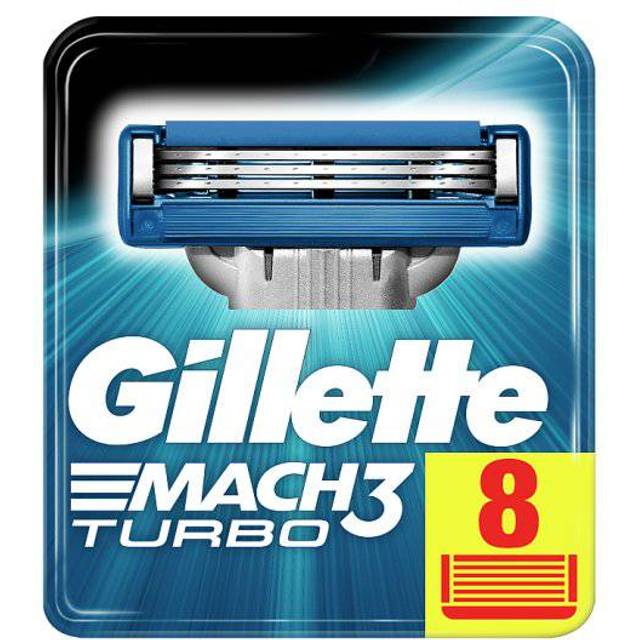Gillette Mach3 Turbo 8-pack