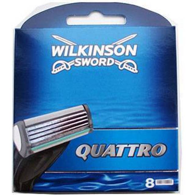 Wilkinson svärdsystem Quattro rakblad för män x 8