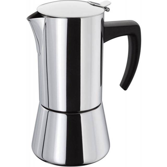 Stellar 6 Cup Stainless Steel Espresso Maker, 400Ml (0.4L)