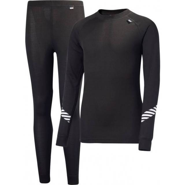 Helly Hansen Jr Lifa Base Layer Set - Black (26665-998)