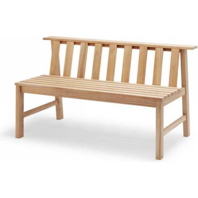 Fritz Hansen - Cadence trädgårdsbänk - Trädgårdsbänkar - Aurélien Barbry - Brun - Trä