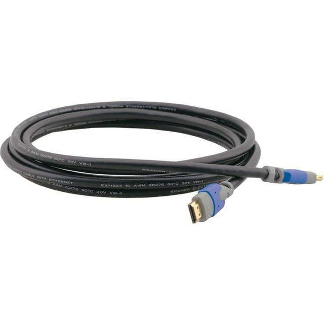 Kramer Electronics HDMI, 0.9m 0.9m HDMI Type A (Standard) HDMI Type A (Standard) Black HDMI cable