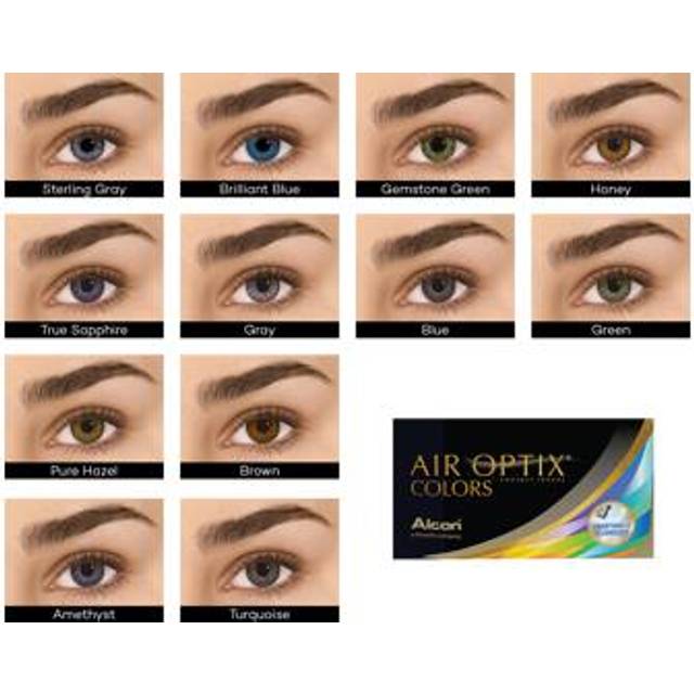 Air Optix Colors - Gemstone Green - utan styrka (2linser)