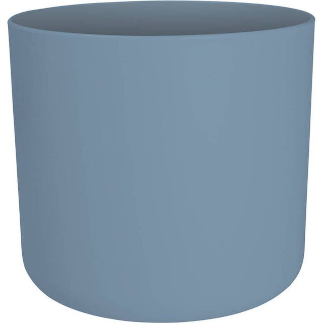 Elho B.for 18cm Soft Round Plastic Indoor Plant Pot - White