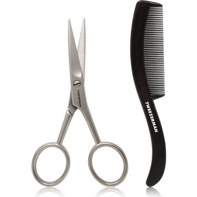 TWEEZERMAN Moustache Scissors With Comb 1st