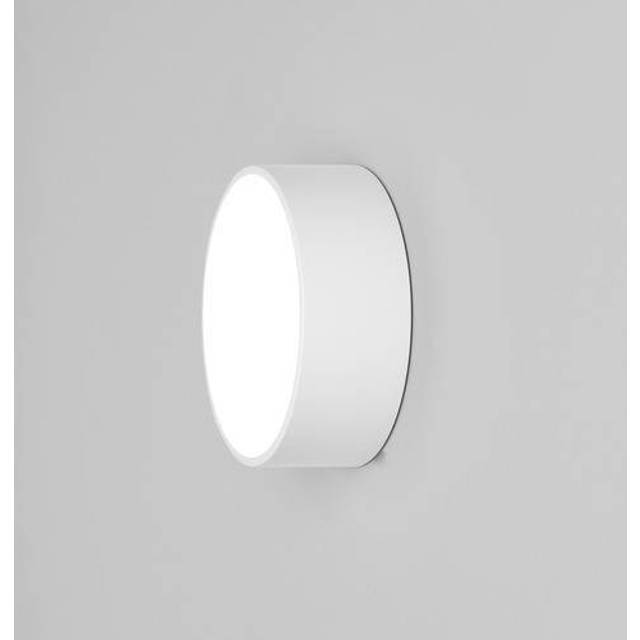 Astro 1391001 Kea One Light Outdoor Round Wall And Ceiling LED Light In White - Dia: 150mm
