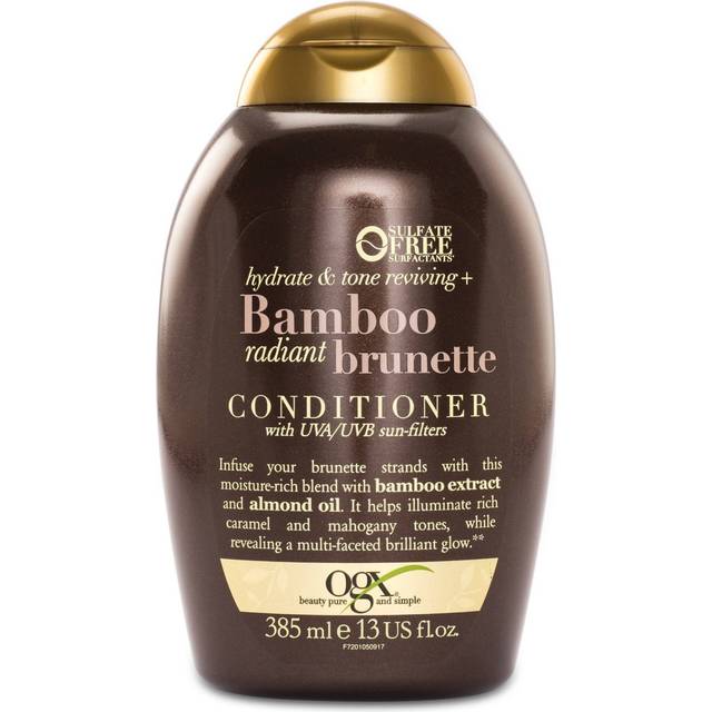 OGX Hydrate & Tone Reviving + Bamboo Radiant Brunette Conditioner, 385 ml
