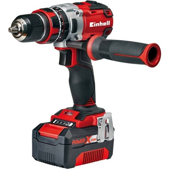 Einhell TE-CD 18 Li-i BL 18v Cordless Brushless Combi Drill 1 x 4ah Li-ion Battery Charger Case