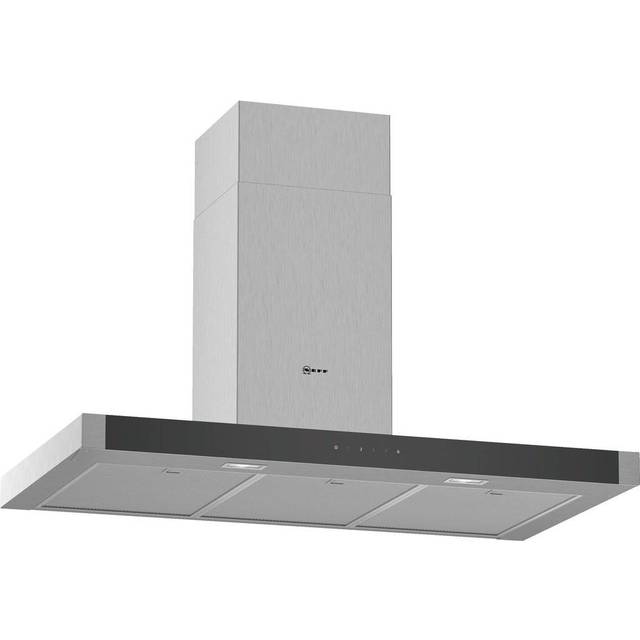 Neff D94BHM1N0B 90cm Box Chimney Cooker Hood - Stainless Steel