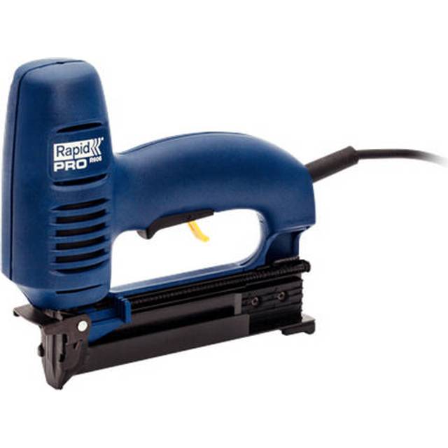 Rapid PRO R606 Elektrisk Häftpistol För Klammer Nr. 606 Och Dyckert Nr. 8, Häftmaskin Och Dyckertpistol Med Avtagbar Frontplåt Och Focused Power, För Fotoramar Eller Panelsättning (10643001)