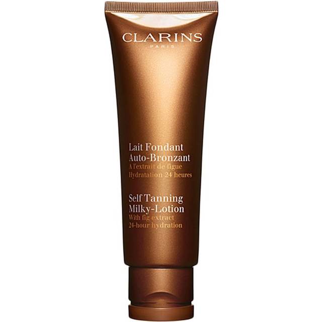 Clarins Self Tanning Milky Face & Body Lotion 125ml - Bedste selvbruner lotion - Dinskønhed.dk