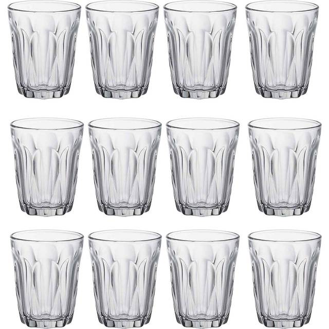 Duralex - Provence Shot Glass Espresso Cups - 90ml Drinking Glasses - Clear (12)