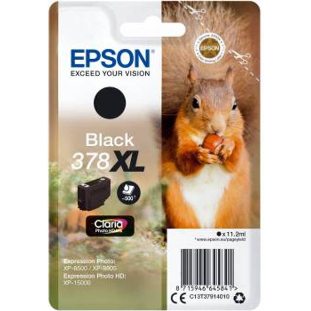 EPSON Singlepack Cyan 378XL Squirrel Clara Photo HD Ink